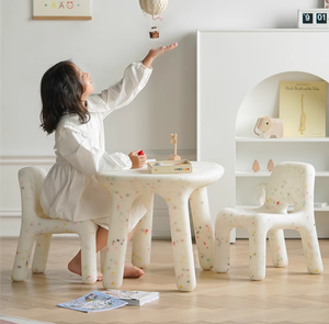 Chaise portable pour enfants de style nordique classique moderne, minimaliste, en plastique PE écologique, ergonomique, pour l'école, la salle à manger, la cuisine, le parc - Product Image 6
