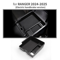 Pour Ford Ranger 2024-2025, compatible avec le plateau organisateur de la console centrale, accoudoir, boîte de rangement, ABS+PVC, accessoires intérieurs imperméables