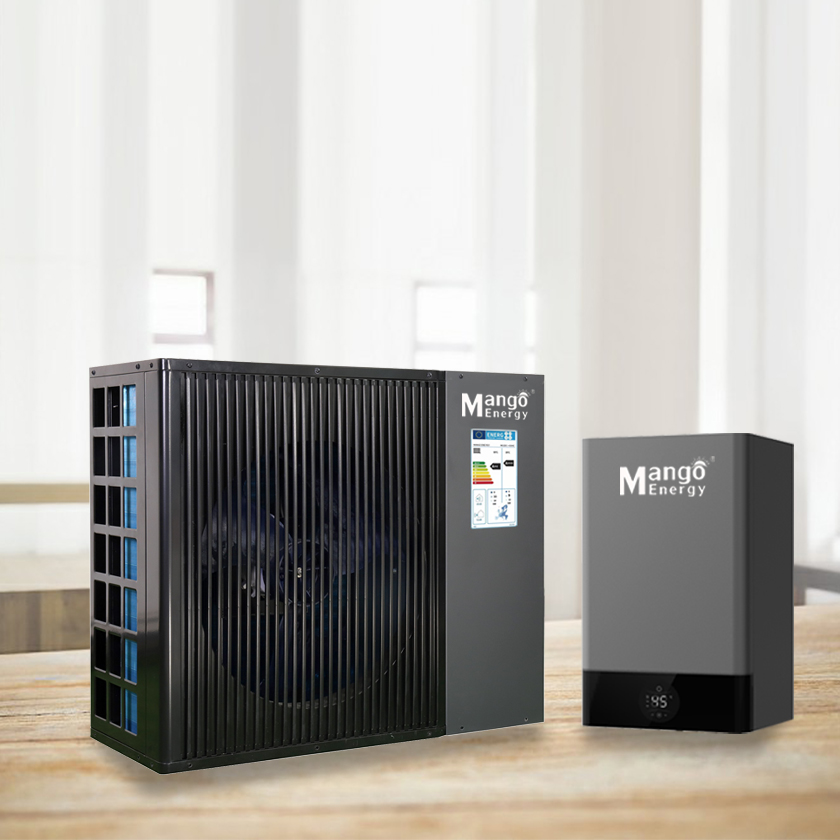 2023 Новый дизайн DC разделенный инвертор тепловой насос R32 нагреватели воздуха в воду 11kw-34kw домашняя система отопления с умным Wi-Fi контроллером