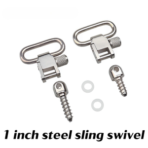 Pasokan Pabrik Ring Pengikat Taktis Besi 1 Inci QD Thread Quick Detachable <span class=keywords><strong>Sling</strong></span> Swivel Aksesoris Berburu Olahraga Luar Ruangan - Product Image 1