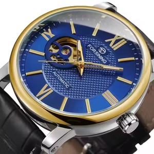 Reloj Mecánico de Esqueleto Forsining <span class=keywords><strong>para</strong></span> <span class=keywords><strong>Hombre</strong></span>, Esfera Blanca, Correa de Cuero Marrón, Reloj Automático de Negocios, <span class=keywords><strong>Relojes</strong></span> de Lujo <span class=keywords><strong>para</strong></span> <span class=keywords><strong>Hombre</strong></span>, Nuevo - Product Image 5