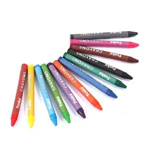 Foska预算无毒可洗蜡笔蜡笔儿童蜡笔蜡笔盒，价格便宜，最小起订量低