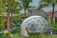Dôme géométrique en PVC, tente à bulles, jardin, Igloo, plante, intérieur