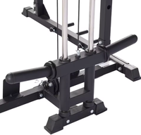 Estación de Entrenamiento Multifuncional: Rack de Sentadillas, Máquina Smith, Torre de Potencia y Barra para Gimnasio en Casa, Fitness y Entrenamiento de Fuerza
