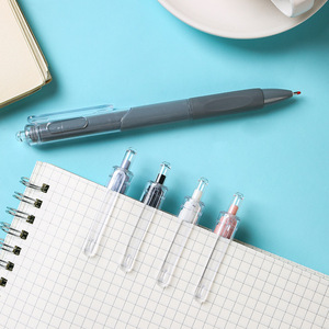 ปากกาเจลพลาสติกหลากสีสำหรับนักเรียนปากกาเขียนหมึกดำขนาด0.5มม. แห้งเร็วแบบกำหนดเองจากโรงงาน - Product Image 5