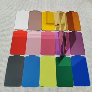 Plaques en plastique découpées au <span class=keywords><strong>laser</strong></span> et gravées, 4x8 pieds, feuille de miroir acrylique, verre, feuille acrylique couleur or 1 mm - Product Image 2