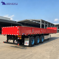 Remorque utilitaire robuste avec clôture, semi-remorque 60 tonnes 40 pieds, remorque à clôture personnalisée pour le transport de bétail et de marchandises