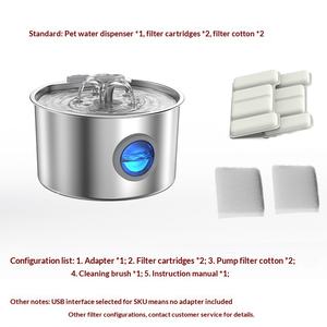 Meilleure fontaine à eau automatique pour animaux de compagnie, écologique, moderne, durable, 3,2 L, en acier inoxydable, pour chat, rechargeable, portable, silencieuse, pour boire - Product Image 3