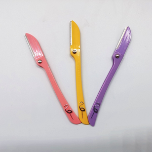 Nuovo da donna pieghevole sopracciglio coltello piccolo testa sopracciglio raschietto abile strumento pigro uomo sopracciglio raschietto - Product Image 5