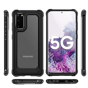 Tschick – coque en Silicone PC + TPU en Fiber de carbone pour <span class=keywords><strong>Samsung</strong></span> <span class=keywords><strong>Galaxy</strong></span> <span class=keywords><strong>S20</strong></span> <span class=keywords><strong>Ultra</strong></span> S20Plus <span class=keywords><strong>S20</strong></span>, housse de protection Matte - Product Image 3