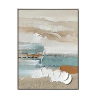 Art mural décoratif 100% oeuvre peinte à la main Texture abstraite 3d Art mural peinture sur toile décor à la maison décoration de salon