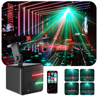 Projecteur laser rouge et vert activé par le son Emslaser Mini pour fêtes, éclairage laser EM-52, service OEM, usine de projecteurs laser