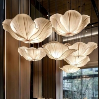 JYLIGHTING Lustre moderne personnalisé pour événements et mariages, grande décoration florale pour restaurant