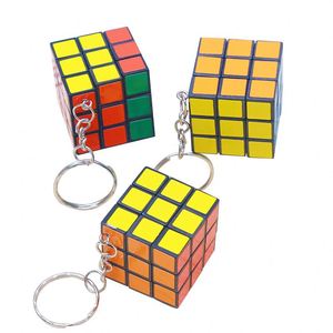 ของขวัญนักเรียน ลูกบาศก์มายากลขนาด 3 ซม. พวงกุญแจลูกบาศก์มายากล 3x3 - Product Image 6