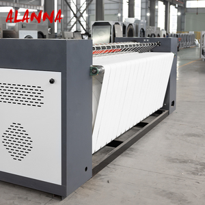 Planchadora de rodillos de sábanas automática <span class=keywords><strong>industrial</strong></span> con calefacción eléctrica para fábrica de hospitales y hoteles - Product Image 3