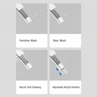 MWD Multifunktionale Smart-Toilette mit Super-Spiral-Siphon, Sofortheizung, Seitenknopf, Damen-Waschfunktion, Selbstreinigender Düse, OEM