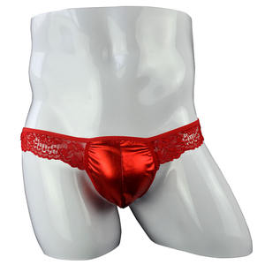 Biancheria intima da <span class=keywords><strong>uomo</strong></span> all'ingrosso in <span class=keywords><strong>pelle</strong></span> con stringhe di pizzo T-Pants sottili - Product Image 4