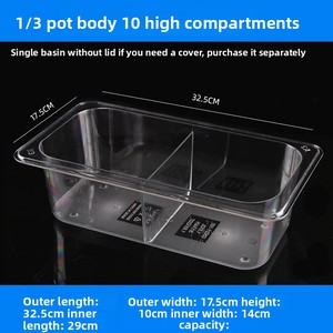 Hiện Đại Hình Chữ Nhật Nhựa Pet Thân Thiện Với Môi Bền Công Suất Lớn Hộp Lưu Trữ Hot-Bán Trong Suốt Nhà Bếp Lưu Trữ Nhà - Product Image 2