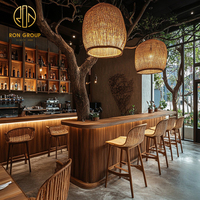 Ensembles de meubles variés de style japonais au design exquis de qualité supérieure pour café, café, bar, restaurant, table et chaises