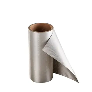 Silver color Cu+Ni electrically conductive fabric copper nickel coated fabric