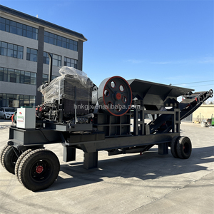China Brand New PE400X600 Mobiler Diesel-Backen brecher mit Band förderer Rock <span class=keywords><strong>Jaw</strong></span> <span class=keywords><strong>Crusher</strong></span> Granit-Kalkstein-Backen brecher - Product Image 3