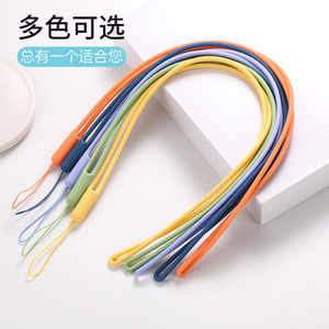 Correa de silicona para muñeca, multicolor, universal, antipérdida, corta, para teléfono móvil, llaves, cámara, memoria USB. - Product Image 1
