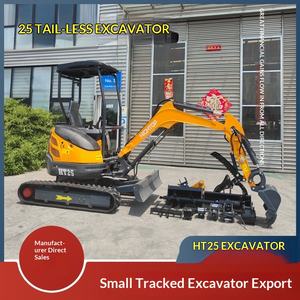 Exportación a Italia de Excavadora de Orugas sin Cola de 2.5, Bomba de Pistones, Excavadora de Giro Lateral, Fabricante de Excavadoras de Ingeniería - Product Image 1