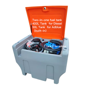 400L/106 gallons Diesel & <span class=keywords><strong>Adblue</strong></span> 50L/13 gallons réservoir combiné DEF Diesel échappement fluide équipement stockage et transfert d'<span class=keywords><strong>essence</strong></span> - Product Image 2