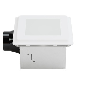 ETL Ventilateur de salle de bains avec lumière, ventilateur de salle de bains de 10 pouces, montage au plafond, ventilateur de ventilation avec lumière pour salle de bains - Product Image 1