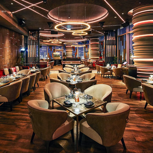 Bán buôn Bistro trở lại và ghế sofa da và bảng Bar Set Sofa ghế bành câu lạc bộ đêm Bàn và ghế - Product Image 2