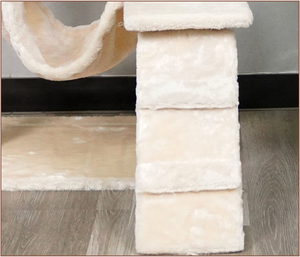 Bán buôn kích thước lớn bằng gỗ vật nuôi scratcher nhà tháp chung cư mèo cây - Product Image 5