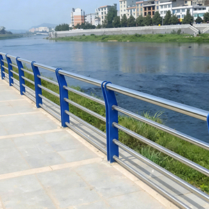 Barreras de Tráfico para Cruces Peatonales de Alta Calidad, Puente Elevado, Valla de Seguridad para Aislamiento de Paisajes, Puente de Tubo Galvanizado - Product Image 1
