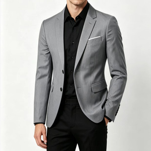 Chaqueta de traje <span class=keywords><strong>Omei</strong></span> de doble botonadura, ligera, informal de negocios, sin elasticidad y antiarrugas - Product Image 4
