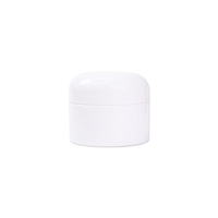 Bouteille de crème en plastique blanche personnalisable de 5g 15g 30g petit pot blanc pour les soins de la peau gel pour les ongles crème mains visage cosmétiques