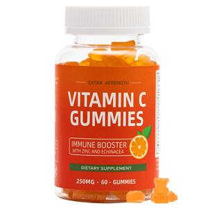 Gomitas naturales de vitamina C con <span class=keywords><strong>bioflavonoides</strong></span> cítricos Apoyo inmunológico para adolescentes No para recién nacidos o mujeres embarazadas - Product Image 1