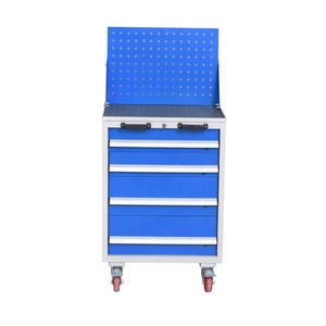 Tùy chỉnh màu Đỏ Thép công cụ Xe đẩy lưu trữ CuộN tủ với 4-5 ngăn kéo - Product Image 5