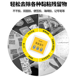 Super Strong Non-Stick Adhesive Cleaner Wipes Disinfecting Household Wipes That Won't Damage Car <b>Paint</b> Leaves No Residue - Product Image 4