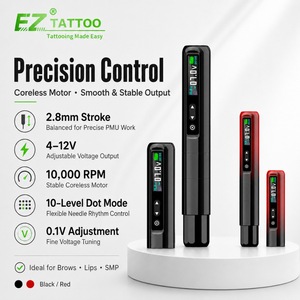 Máquina de Tatuaje Inalámbrica EZ <span class=keywords><strong>Lola</strong></span> Light PMU con Batería Adicional de 800mAh, Motor sin Núcleo, <span class=keywords><strong>Pluma</strong></span> de Maquillaje Permanente para Delineador de Ojos y SMP - Product Image 2