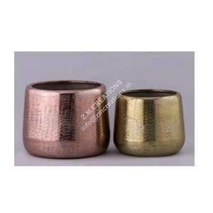 Ensemble de vase à fleurs en métal minimaliste pour la maison hôtel Console Table noël intérieur décoratif pièce maîtresse jardinières de jardin - Product Image 1