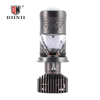 Mini Lente Proyector Bi LED GT9-H4 de 180W, Faro H4 Súper Brillante con Doble Copa Reflectora para Coches, Modelos Mondeo, Hecho de Aluminio