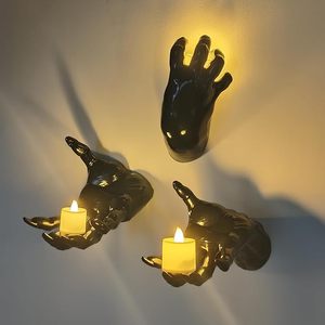 Decoraciones de Halloween, Manos de Terror de Tamaño Real para Decoraciones de Pared Góticas, Decoraciones de Halloween Espeluznantes para Interiores - Product Image 1