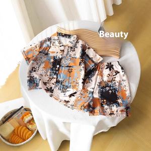 Ensemble de vêtements d'été décontractés pour enfants T-shirt et <span class=keywords><strong>short</strong></span> à manches courtes pour garçons-Ensemble de bébé en gros - Product Image 2