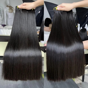 Tramas de cabello liso, paquetes de tejido de cabello humano brasileño, extensión de Cabello 100%, cabello humano, visón virgen natural brasileño - Product Image 1