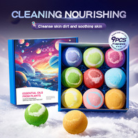 Bombes de bain écologiques recyclables, véganes, naturelles, non irritantes, idéales pour les bains relaxants quotidiens à domicile