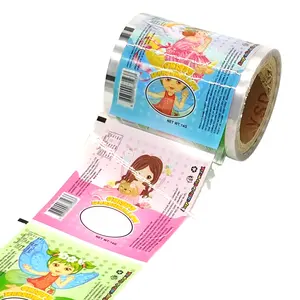 Factory Direct Plastic Food Packaging Film Color Printing Roll Film Metal Foil Lamination Sachet Roll Film