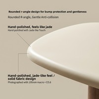 Table basse en micro-ciment effet pierre calcaire, peinture artistique, hydrofuge, facile à nettoyer, résistante à l'usure, écologique, mobilier de salon