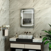 Miroir TV intelligent LED Android 8.1 en gros pour la maison et l'hôtel, miroir de salle de bain moderne étanche IP65 avec écran tactile éclairé et fonctions riches