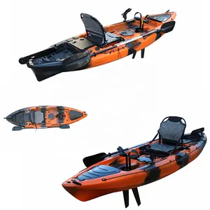 Vicking bản địa dành cho người lớn câu cá Kayak Sit-on-Top Pedal Drive LLDPE Chất liệu Kayak với vây cho Kayak câu cá