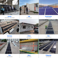 Système de conteneur photovoltaïque pliable Sunevo 150KW tout-en-un, certifié CE TUV, pour les camps miniers et les missions de secours humanitaires