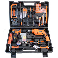 Kit d'outils électriques de réparation d'entretien électrique nouveau style Boîte à outils domestique personnalisée OEM avec marteaux Kits combinés dans une boîte